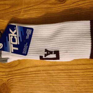 Texas A&M Aggies TCK Collegiate crew socks (1pair Size Large) NEW